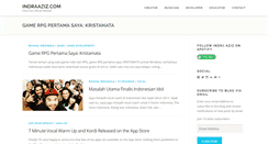 Desktop Screenshot of indraaziz.com