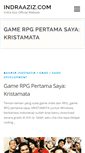 Mobile Screenshot of indraaziz.com